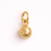 Basketball Gold Charm