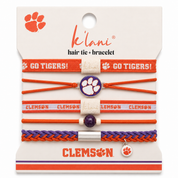 "Clemson University" Game Day Hair Tie Bracelets