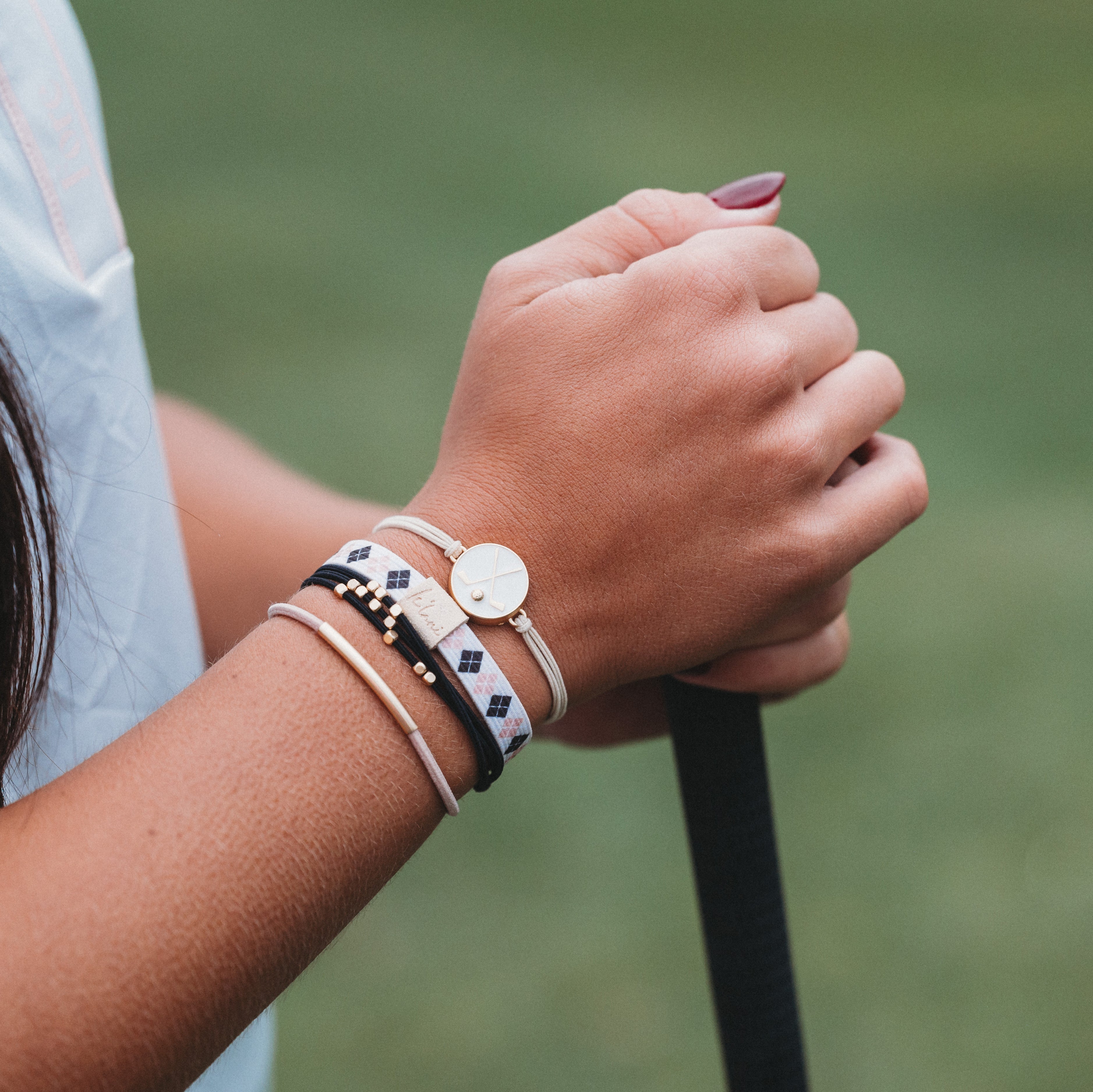 Tee Time Hair Tie Bracelets