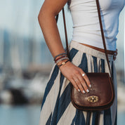 "Voyage" Classic Nautical Navy, Red & Gold with Anchor Accents Hair Tie Bracelets