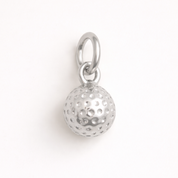 Golf Ball Silver Charm
