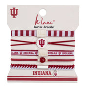 "Indiana University" Game Day Hair Tie Bracelets