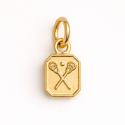 Lacrosse Gold Charm