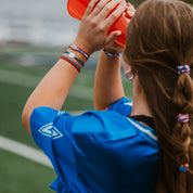 Game Day Red Blue White - Hair Tie Bracelet