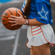 Game Day Red Blue White - Hair Tie Bracelet