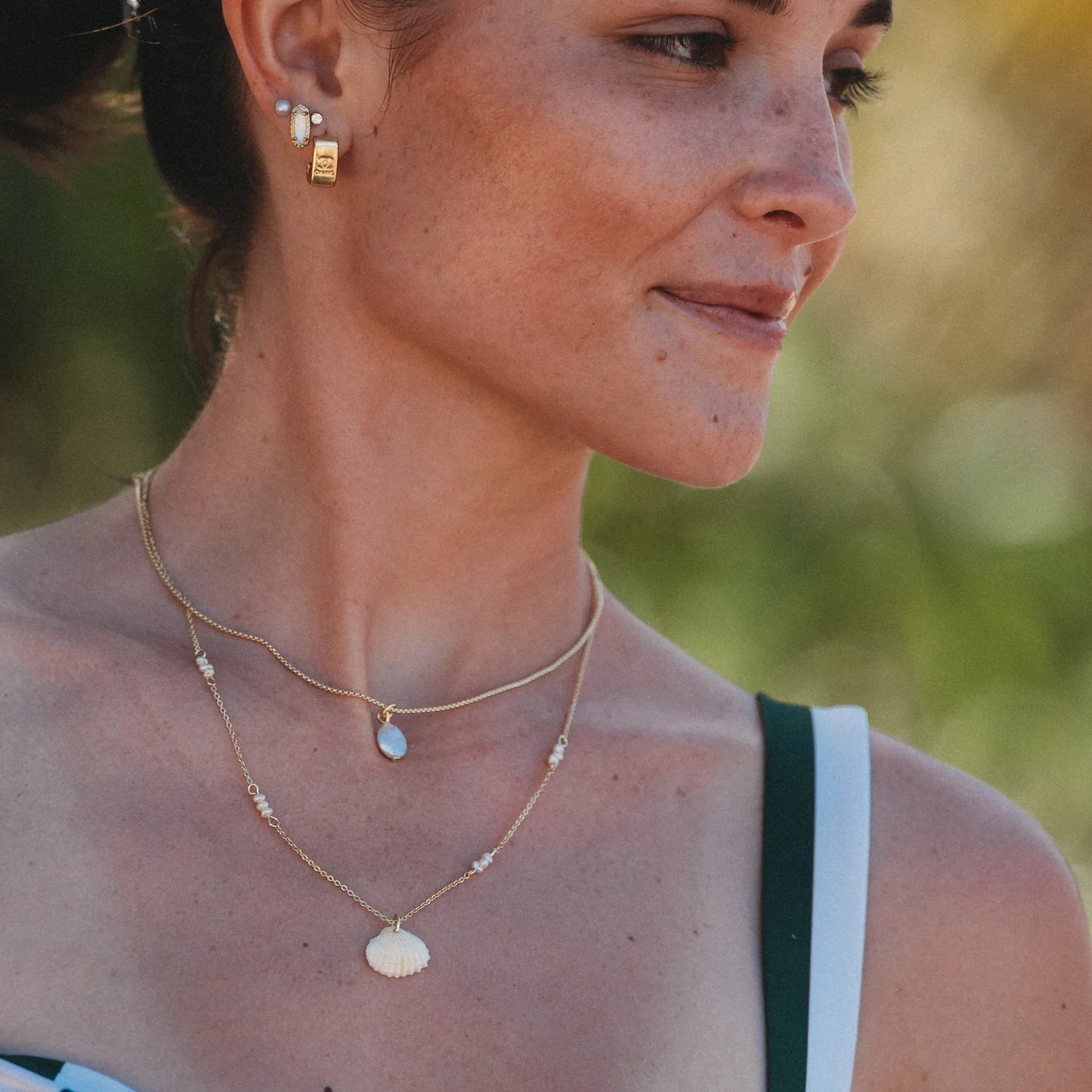 Shimmer Necklace Set - New
